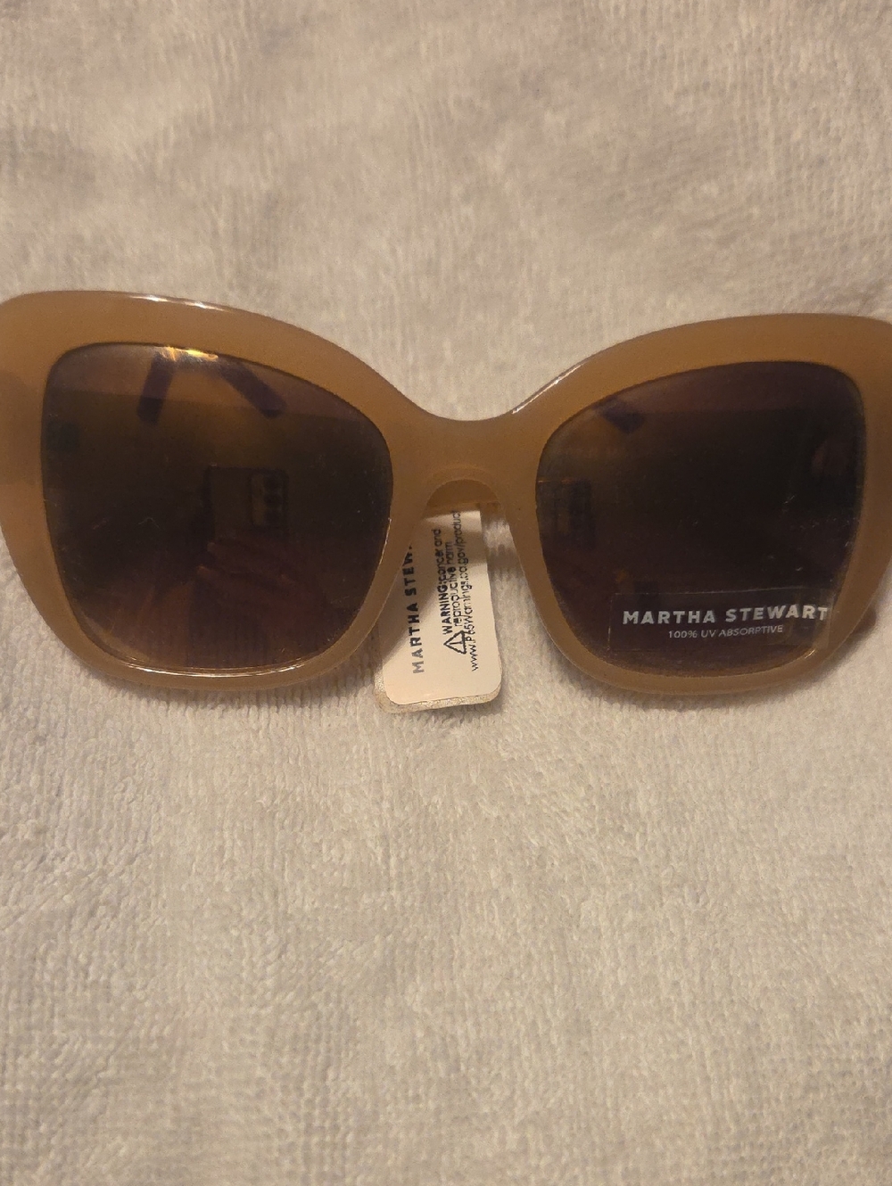 Martha Stewart Taupe Oversized Women's Sunglasses(#10)